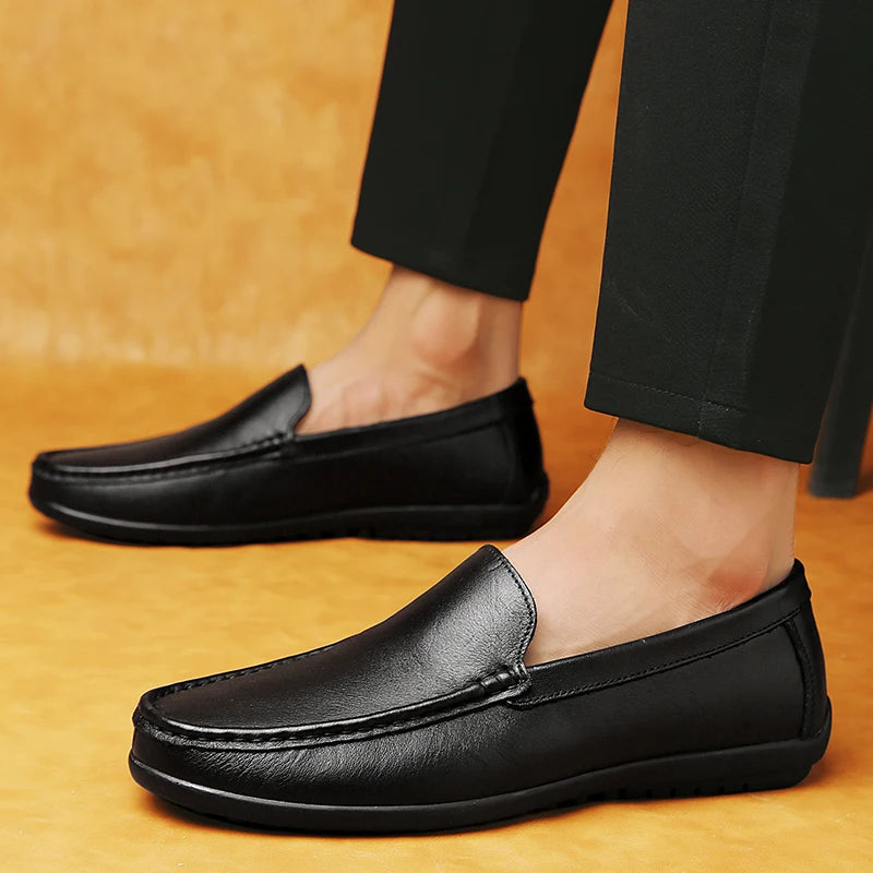 Mocassim Masculino em Couro Schuler