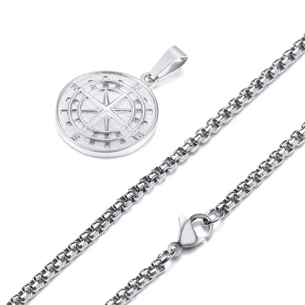 Colar Meridian Prata Inox - Corrente Veneziana