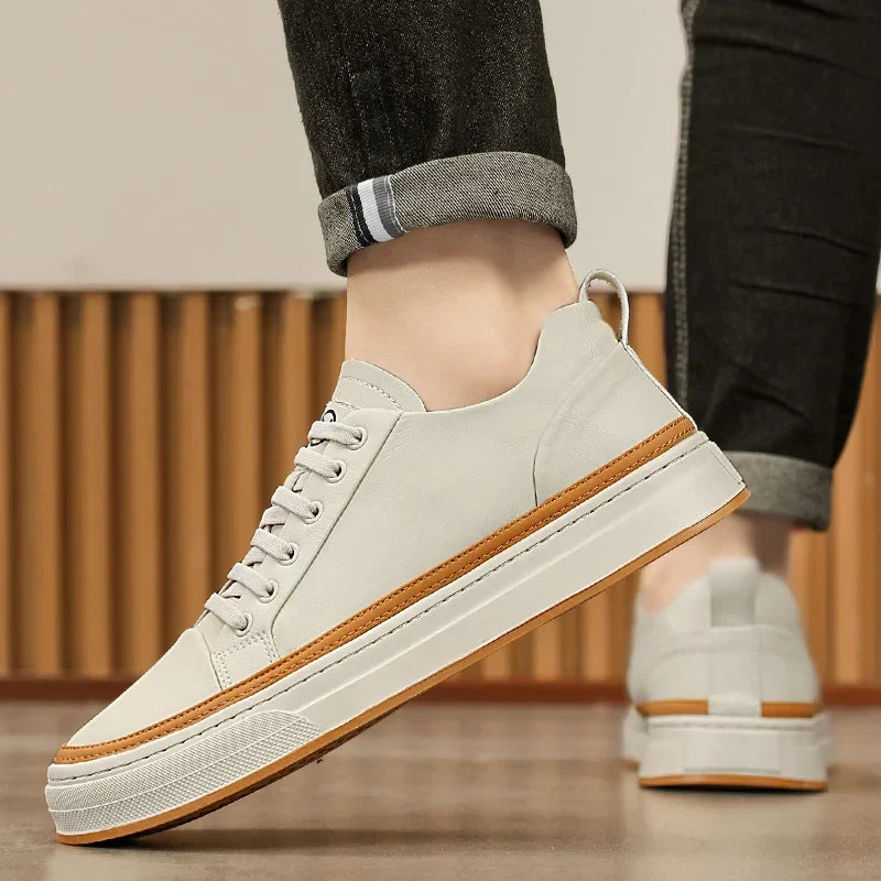 Tênis Casual Masculino em Couro Rafferty