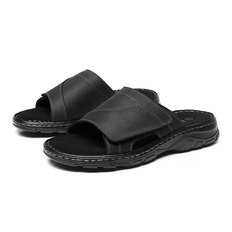 Sandália Masculina em Couro Malibu