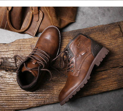Bota Masculina em Couro Ulysses