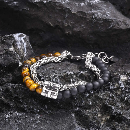 Pulseira Colton Olho de Tigre