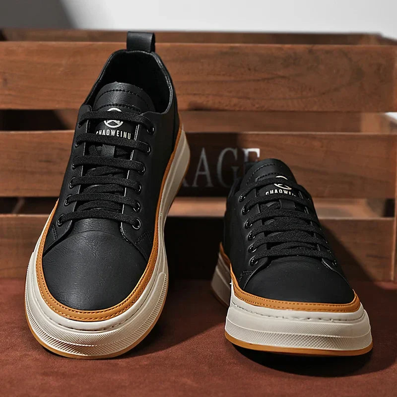 Tênis Casual Masculino em Couro Rafferty