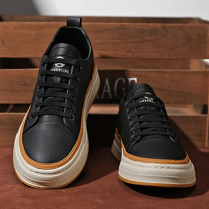 Tênis Casual Masculino em Couro Rafferty