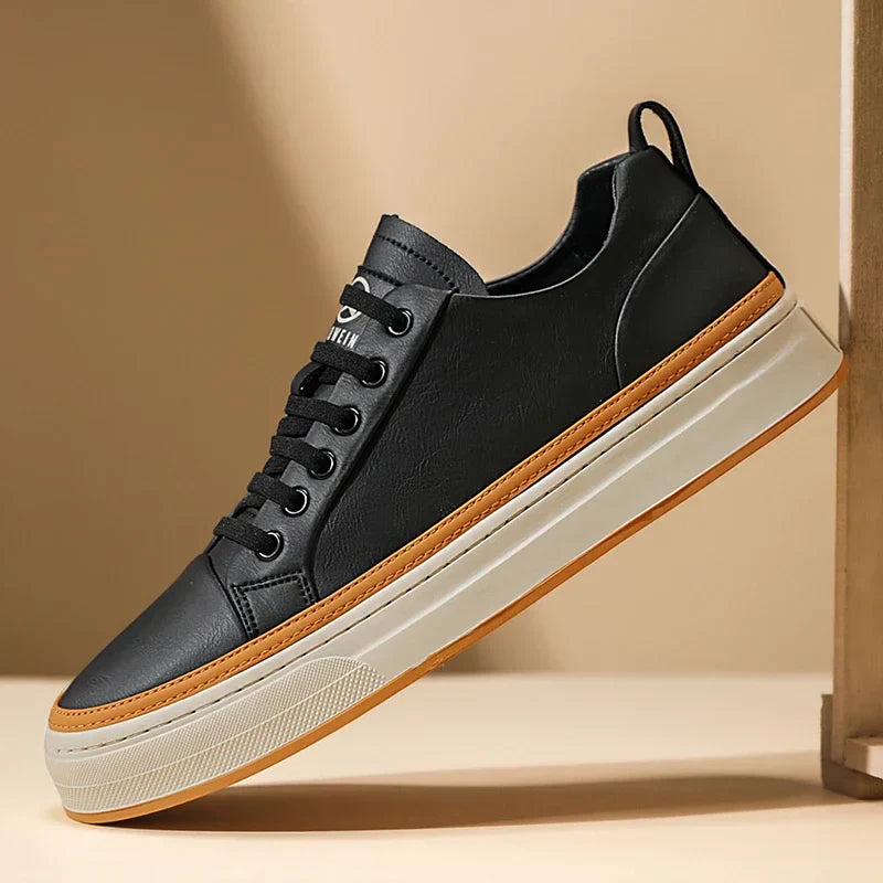 Tênis Casual Masculino em Couro Rafferty