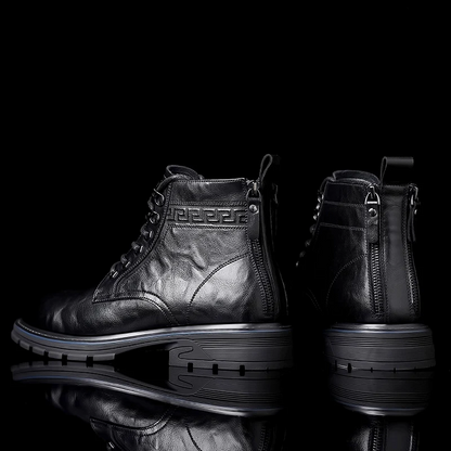 Bota Masculina Premium em Couro Tecnológico Aurelius