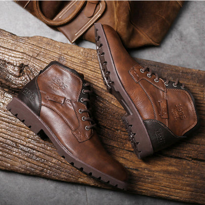 Bota Masculina em Couro Ulysses