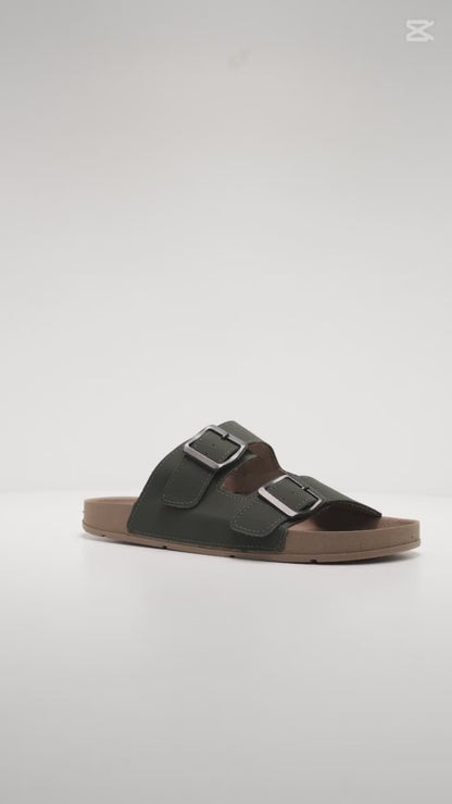 Sandália Masculina em Couro Birken