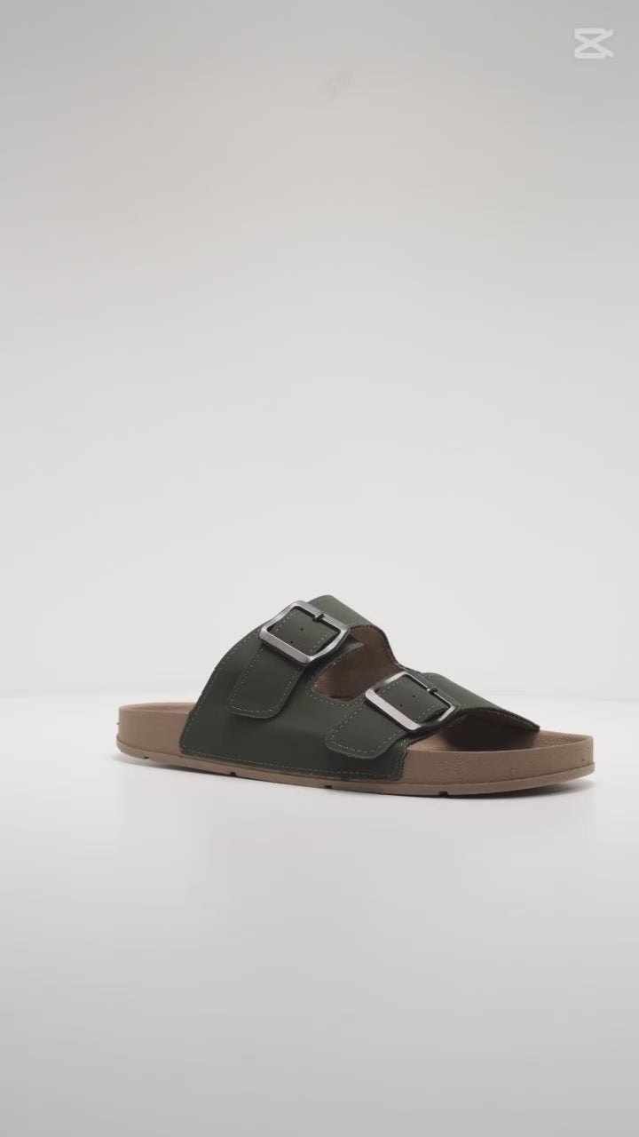 Sandália Masculina em Couro Birken