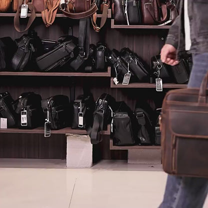Bolsa Executiva Masculina em Couro Legítimo Bristol