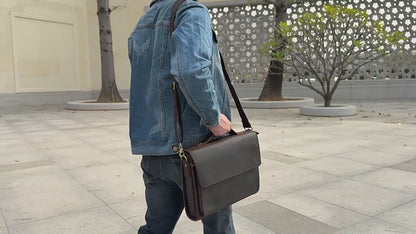 Bolsa Executiva em Couro Legítimo Manchester